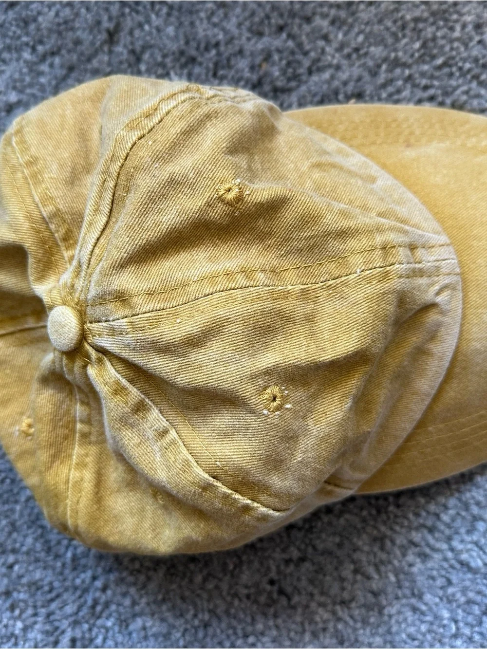 Classic Baseball Cap - Mustard